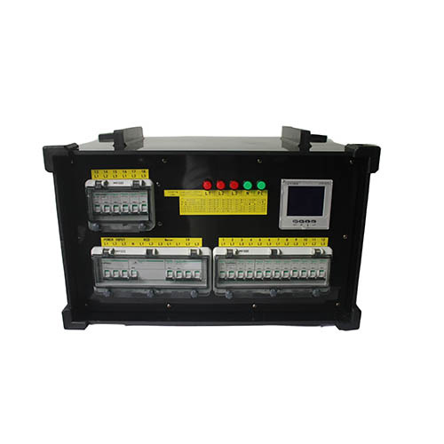 Concert stage lighting truss distribution channel power box for led display
