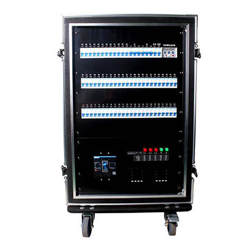 Flight case distribution box power for led display 