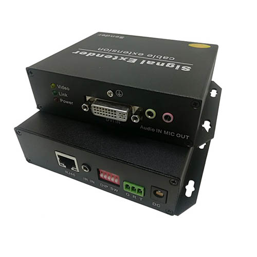 4k DVI+Two Way RS232+Two Way Audio+IR High Speed Extender 120m