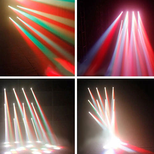 DMX stage party 10w RGBW 4in1 mini beam led moving head light
