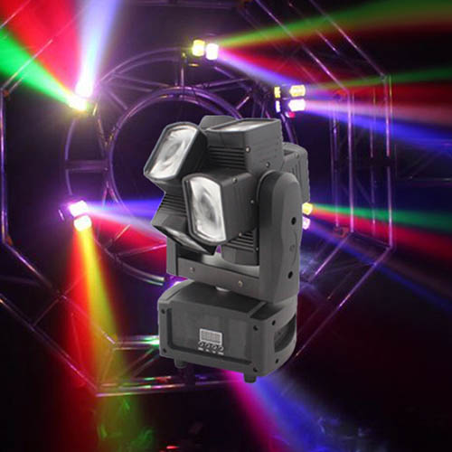 Disco dj double wheel 8x10w rgbw 4in1 full color dmx led moving head
