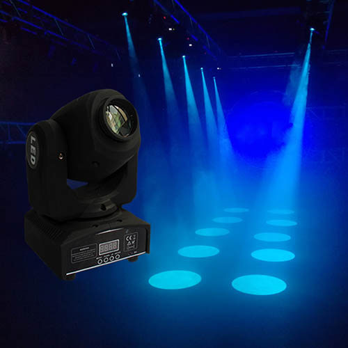 Party disco dj stage light 30w dmx mini gobo projector spot led moving head