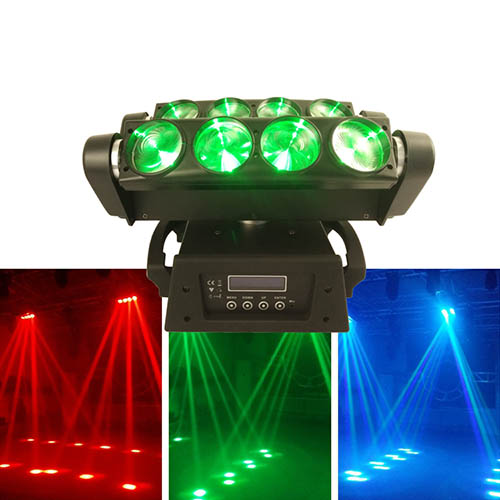 Best selling disco rgbw 4in1 led spider beam moving head light