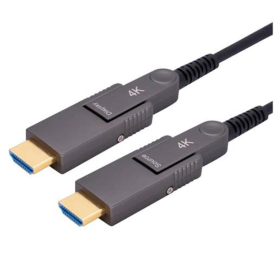 HDMI 2.0 Optoelectronic Hybrid Cable (D To D) with both ends threaded