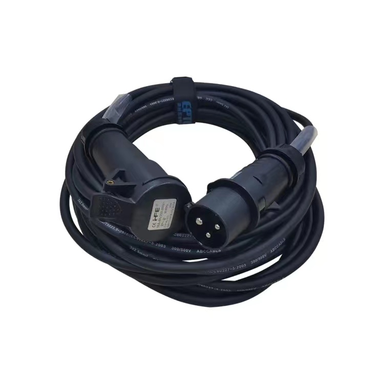 Flame retardant, soft and wear-resistant power cord/15M