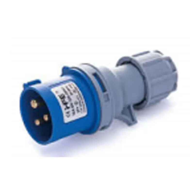 32A 3 core waterproof connector/split type/blue/male
