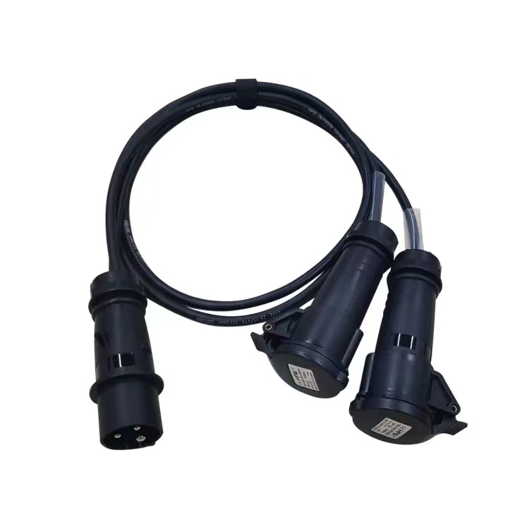 1 in 2 flame-retardant, soft and wear-resistant power cord/1.5M 1.5 square meter