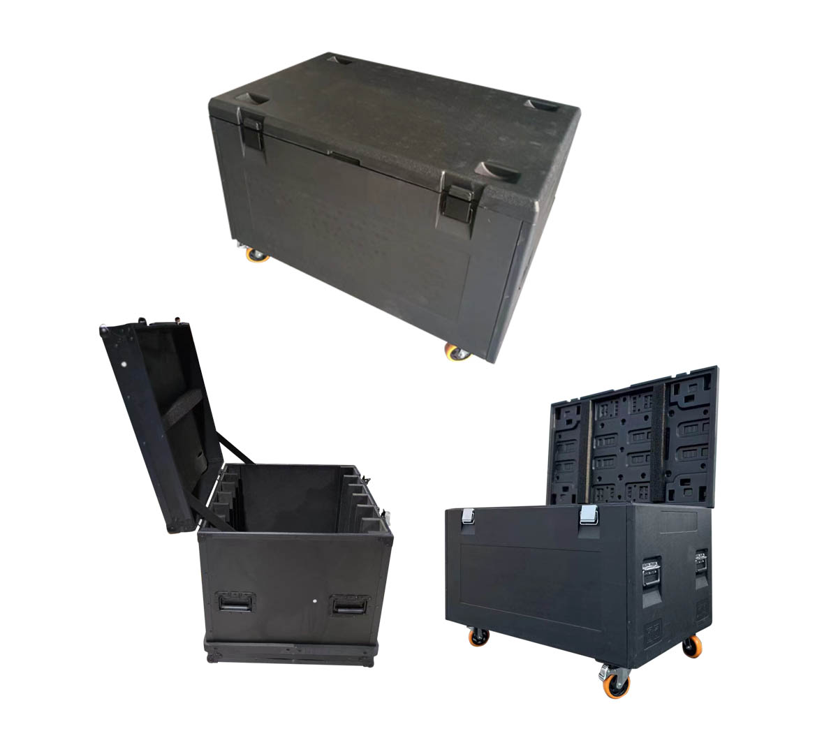 Plastic LED Flight Cases in put 8 pcs 500X500mm cabinetLED Rental Display 500 Cabinet  8 in 1 Plastic Carrying CaseLED Rental Display 500 Cabinet  8 in 1 Plastic Carrying CaseLED Rental Display 500 Cabinet  6 in 1 Plastic Carrying CaseLED Rental Display 500 Cabinet  6 in 1 Plastic Carrying Case